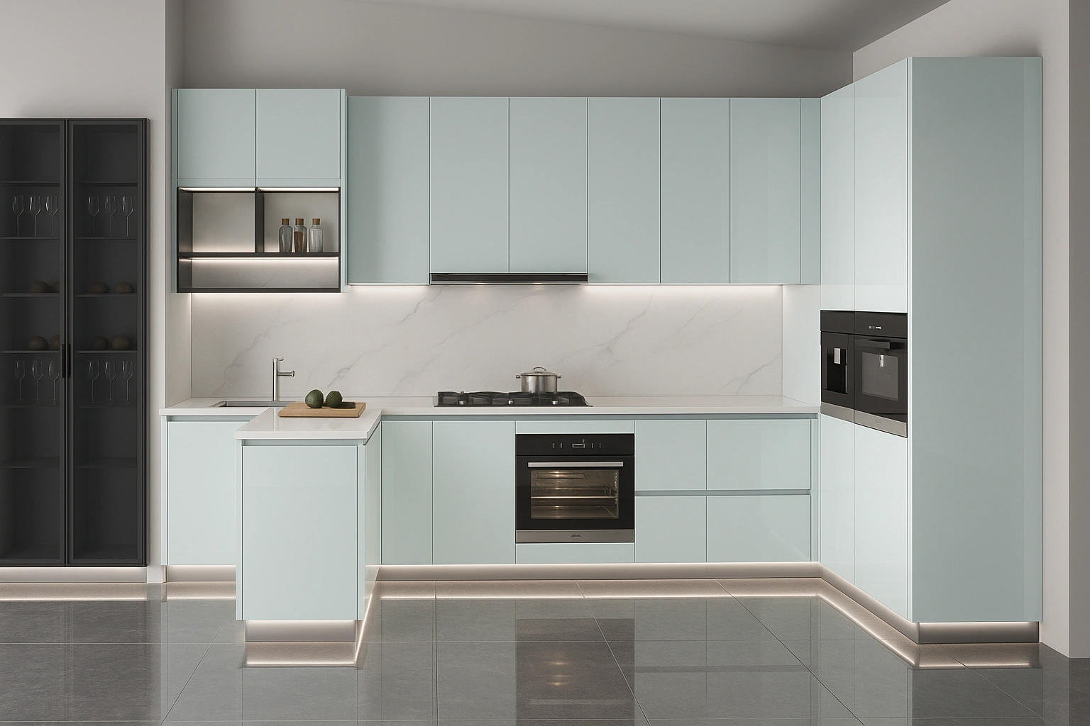 What Color Goes With Gray Kitchen Cabinets?